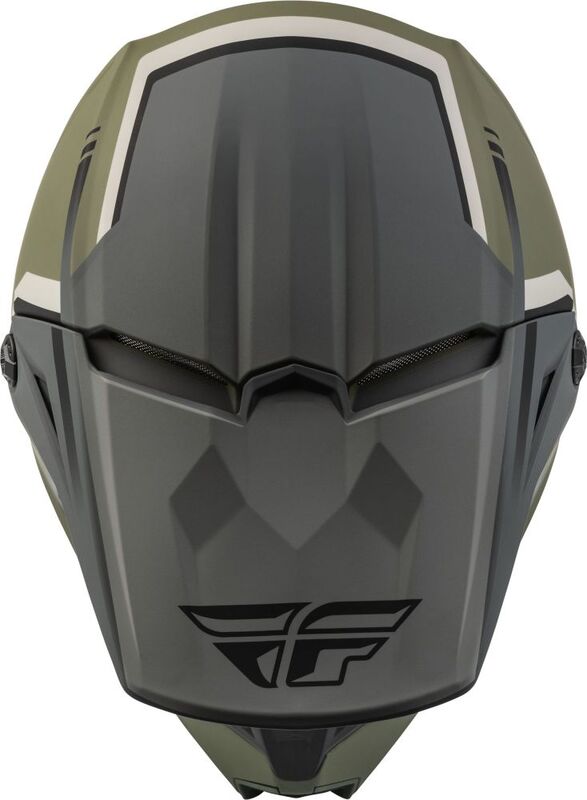 Мотокрос каска FLY RACING Formula Kinetic Vision-Olive Green/Grey