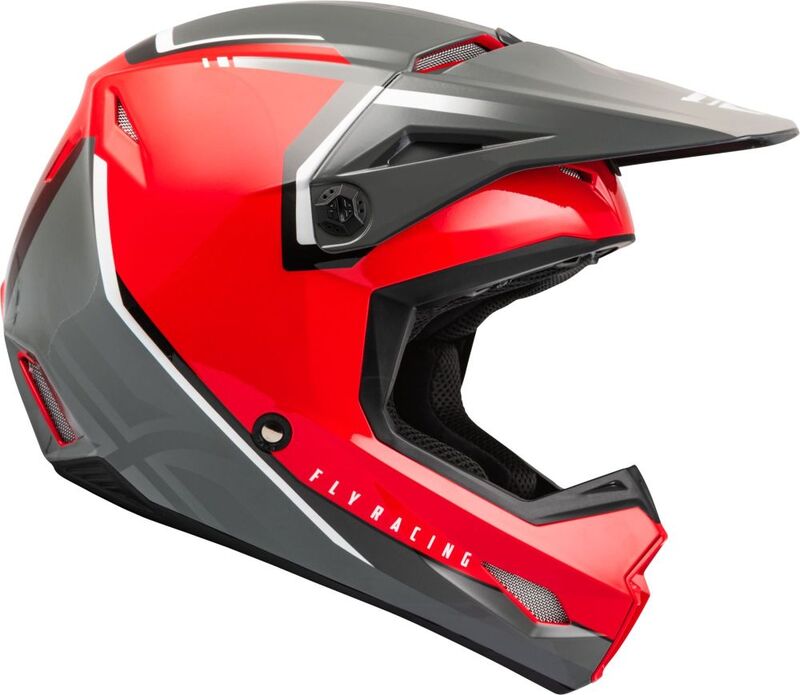 Мотокрос каска FLY RACING Formula Kinetic Vision-Red/Grey