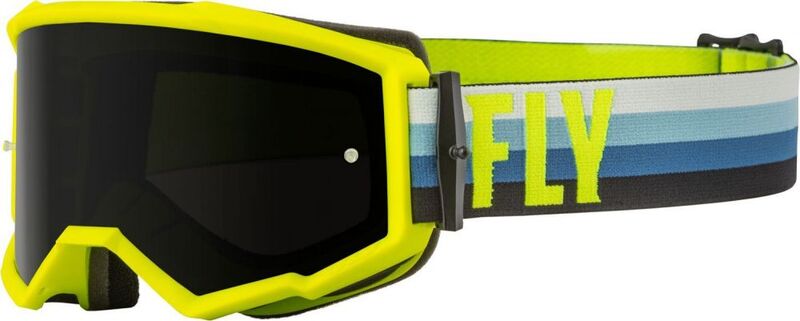 Мотокрос очила FLY RACING Zone Hi-Vis/Teal - Dark Smoke Lens