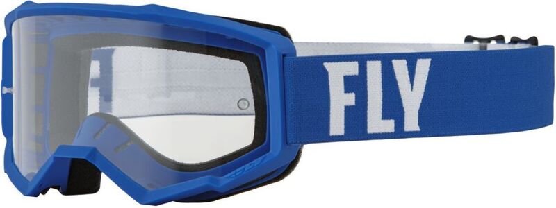 Детски мотокрос очила FLY RACING Focus Blue/White - Clear