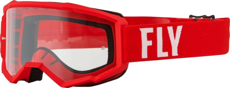Мотокрос очила FLY RACING Focus Red/White - Clear Lens