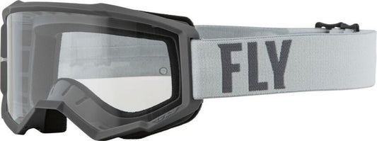 Мотокрос очила FLY RACING Focus Grey/Dark Grey - Clear Lens
