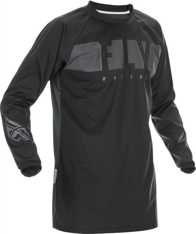 Мотокрос блуза FLY RACING Windproof-Black/Grey