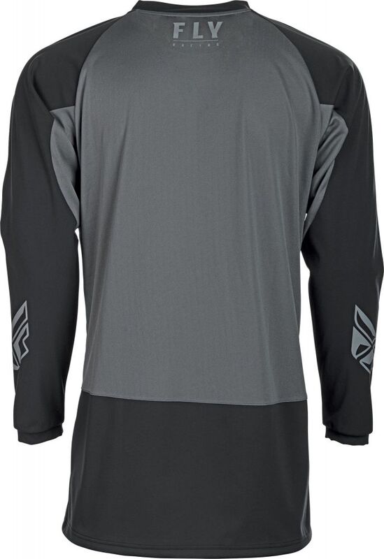 Мотокрос блуза FLY RACING Windproof-Black/Grey