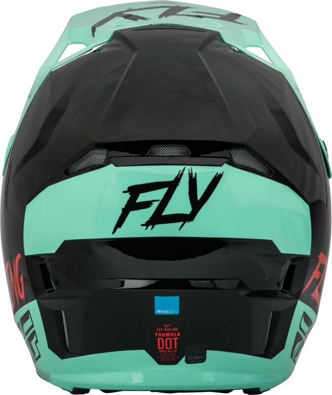 Мотокрос каска FLY RACING Formula CP- Black/Mint/Red
