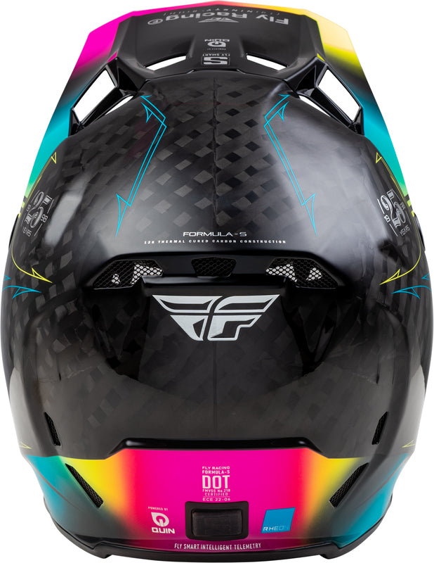Мотокрос каска FLY RACING Formula Smart Carbon Legacy-Black/Blue/Fuschia