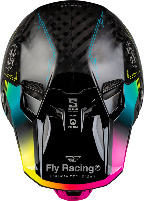 Мотокрос каска FLY RACING Formula Smart Carbon Legacy-Black/Blue/Fuschia