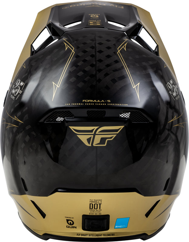 Мотокрос каска FLY RACING Formula Smart Carbon Legacy-Black/Gold