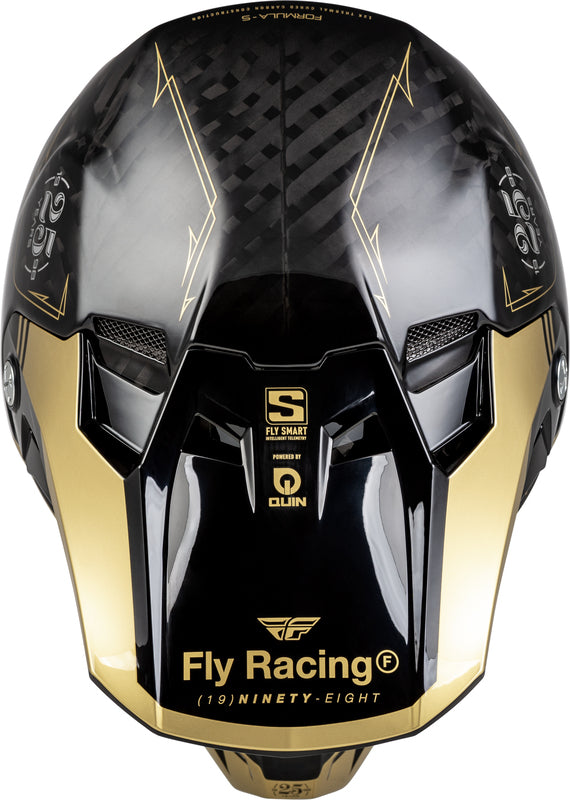 Мотокрос каска FLY RACING Formula Smart Carbon Legacy-Black/Gold