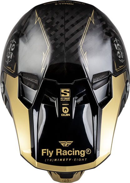Мотокрос каска FLY RACING Formula Smart Carbon Legacy-Black/Gold