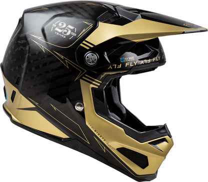 Мотокрос каска FLY RACING Formula Smart Carbon Legacy-Black/Gold