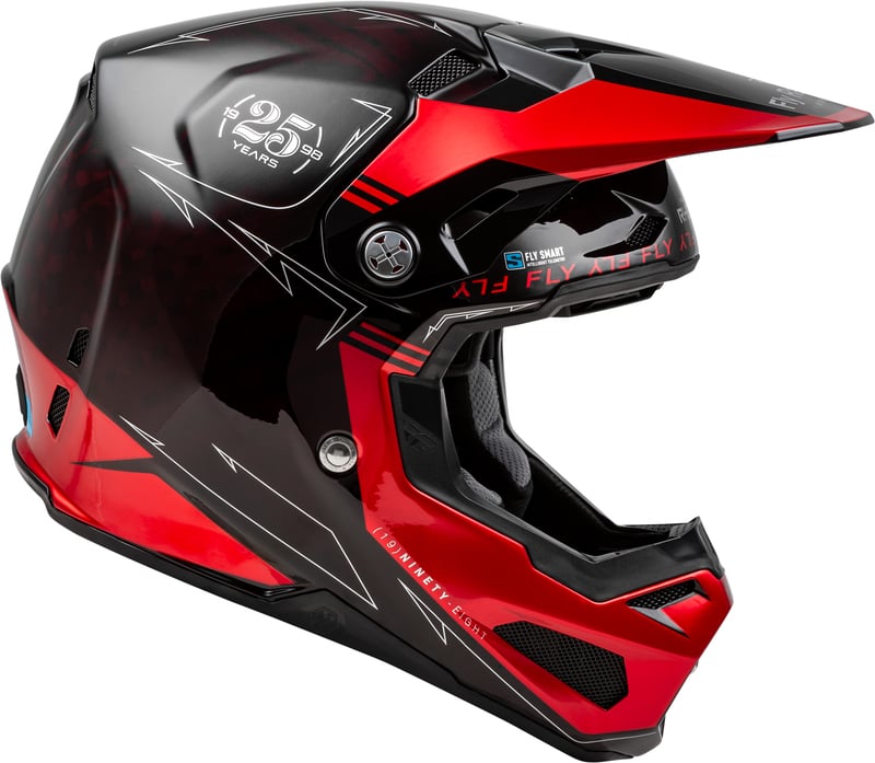 Мотокрос каска FLY RACING Formula Smart Carbon Legacy-Red/Black