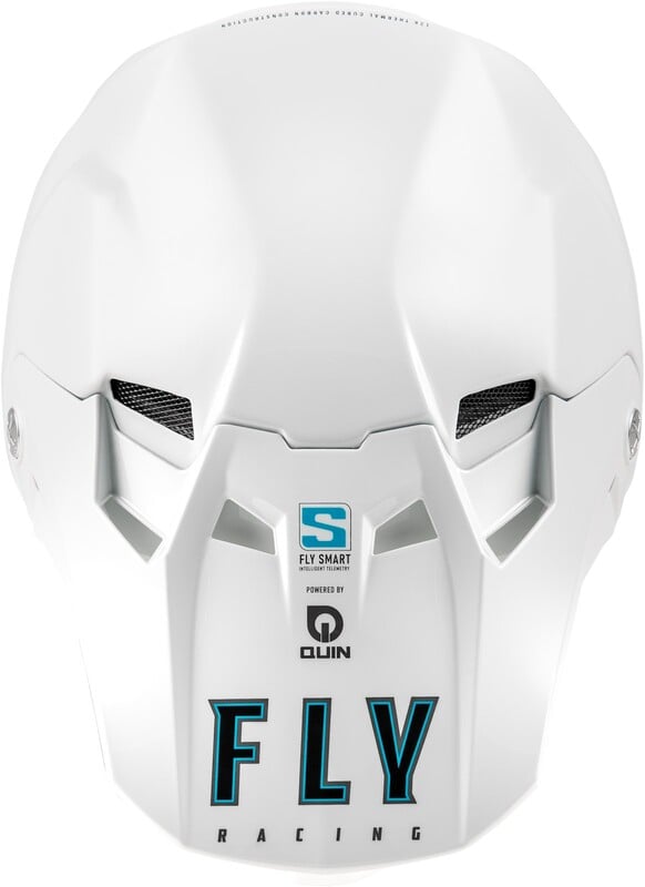 Мотокрос каска FLY RACING Formula S Carbon Solid Helmet - White 2025