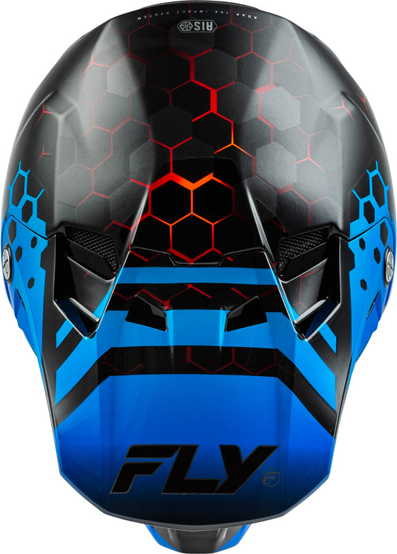 Мотокрос каска FLY RACING Formula CC Tektonic - Black/Blue/Red