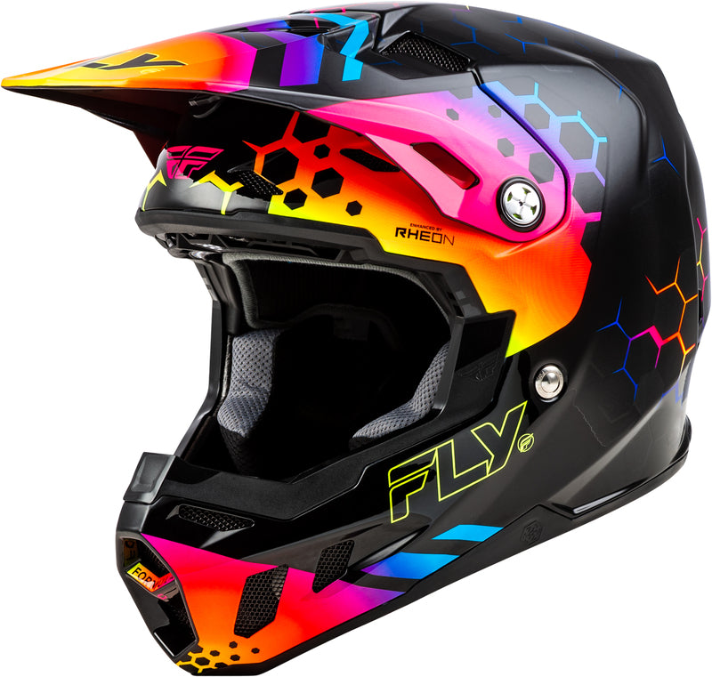 Мотокрос каска FLY RACING Formula CC Tektonic - Black/Sunset