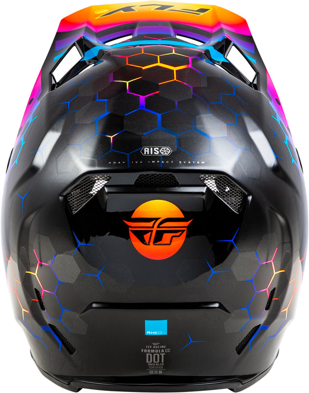 Мотокрос каска FLY RACING Formula CC Tektonic - Black/Sunset