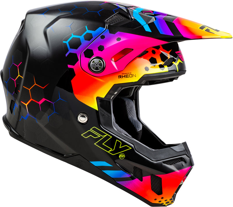 Мотокрос каска FLY RACING Formula CC Tektonic - Black/Sunset
