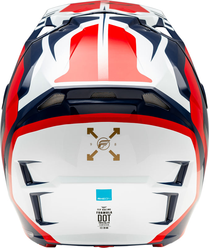 Мотокрос каска FLY RACING Formula CP Krypton - Red/White/Navy