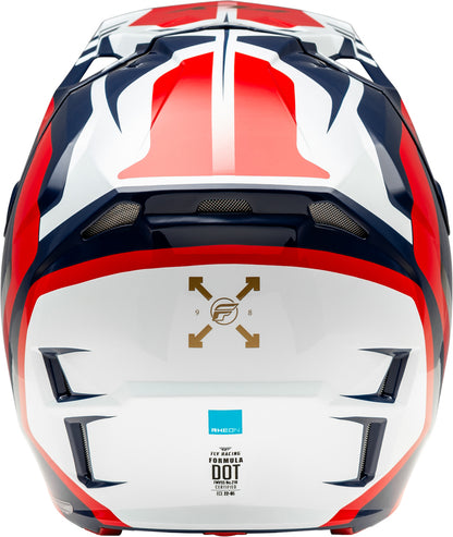 Мотокрос каска FLY RACING Formula CP Krypton - Red/White/Navy