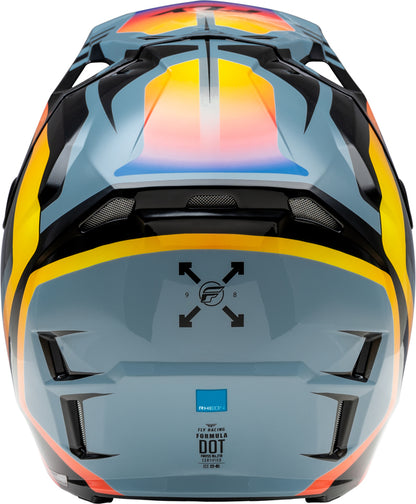Мотокрос каска FLY RACING Formula CP Krypton - Grey/Black/Electric Fade