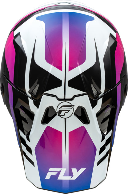 Мотокрос каска FLY RACING Formula CP Krypton - White/Black/Purple