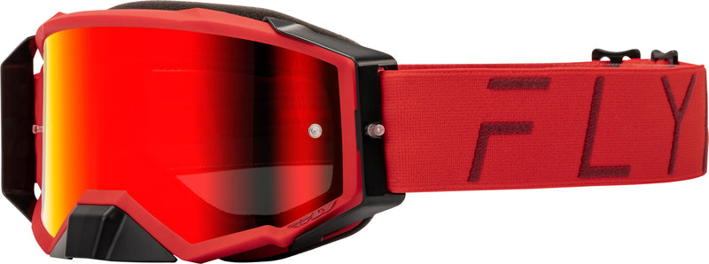 Мотокрос очила FLY RACING Zone Pro Black/Grey - Red/Smoke Lens