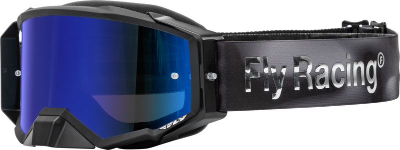 Мотокрос очила FLY RACING Zone Elite Black/Grey Camo - Dark Blue/Smoke Lens