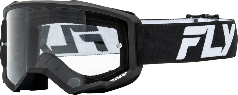 Детски мотокрос очила FLY RACING Focus White/Black - Clear
