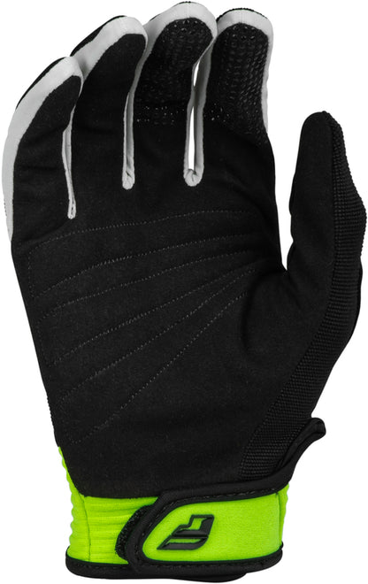 Детски мотокрос ръкавици FLY RACING F-16- Black/Neon Green