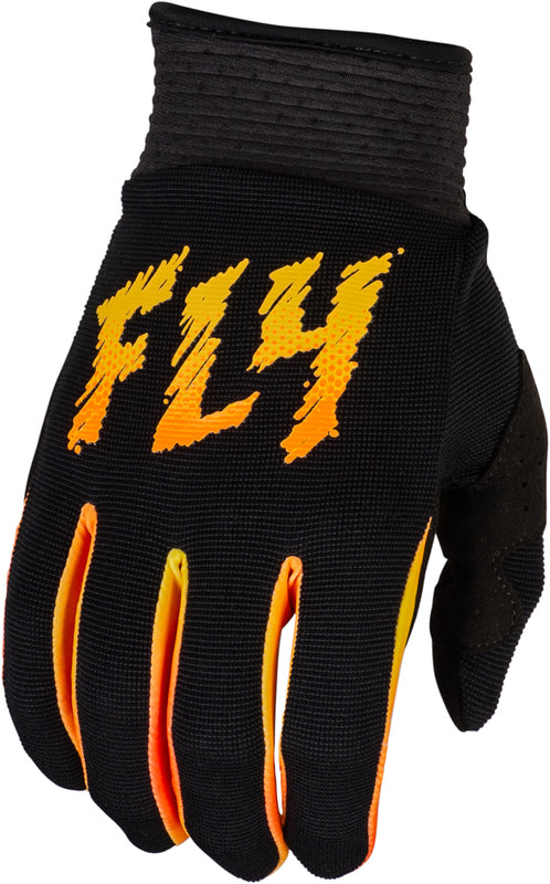 Детски мотокрос ръкавици FLY RACING F-16- Black/Yellow/Orange