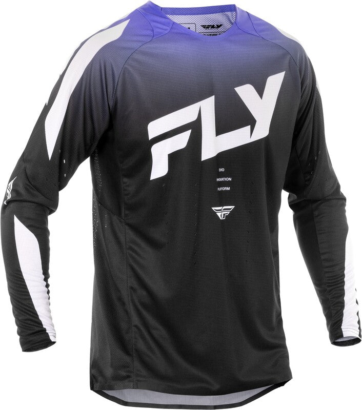 Мотокрос блуза FLY RACING Evolution DST - Black/White/Purple 2025
