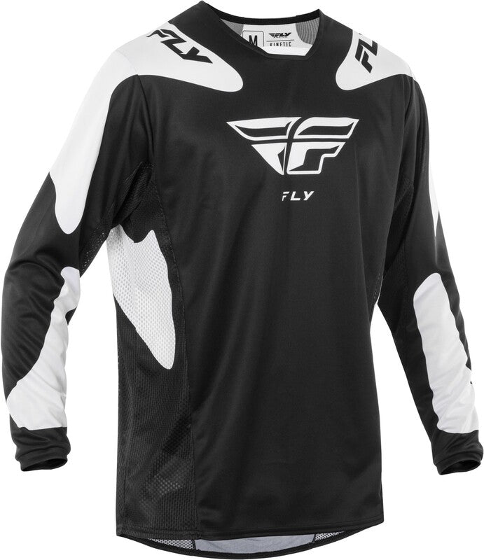 Мотокрос блуза FLY RACING Kinetic SYM-Black/White 2025