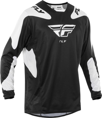 Мотокрос блуза FLY RACING Kinetic SYM-Black/White 2025