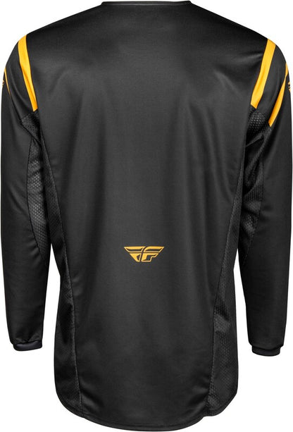 Мотокрос блуза FLY RACING Kinetic Center- Black/Gold 2025