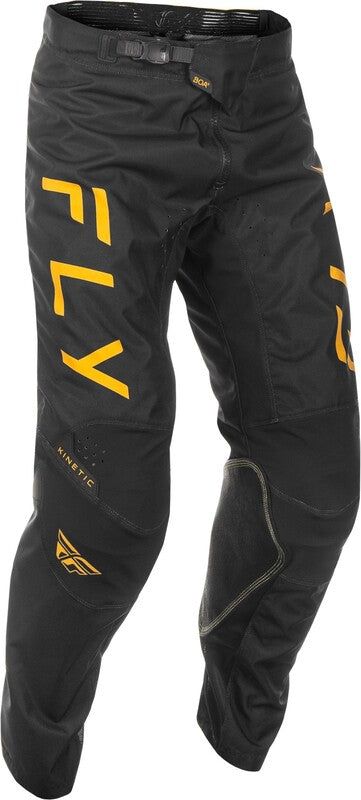 Мотокрос брич FLY RACING Kinetic Center- Black/Gold 2025
