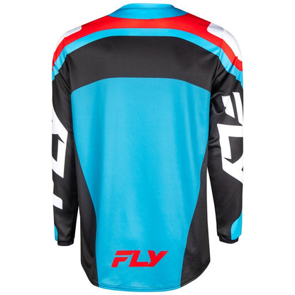 Мотокрос блуза FLY RACING F-16 Riding -Light Blue/Red/Black 2025