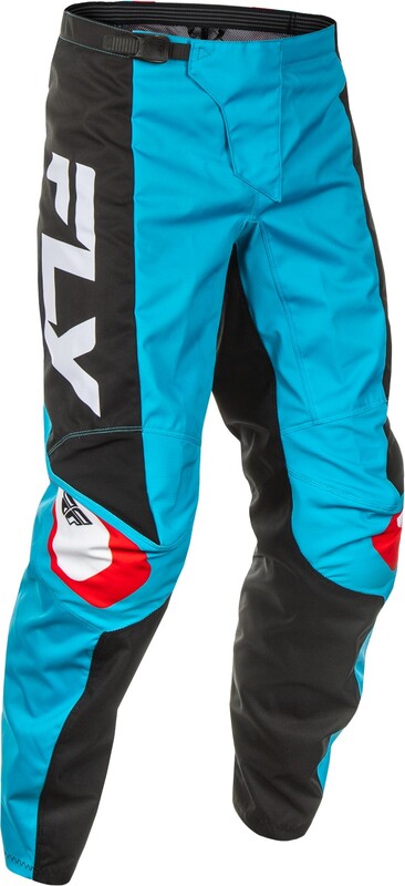 Мотокрос брич FLY RACING F-16 Riding- Light Blue/Red/Black 2025