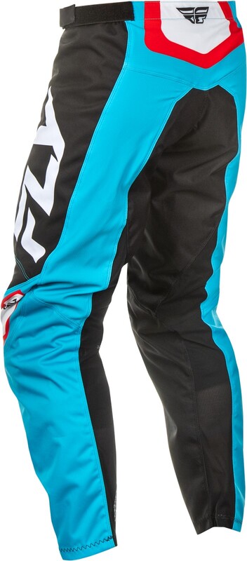 Мотокрос брич FLY RACING F-16 Riding- Light Blue/Red/Black 2025