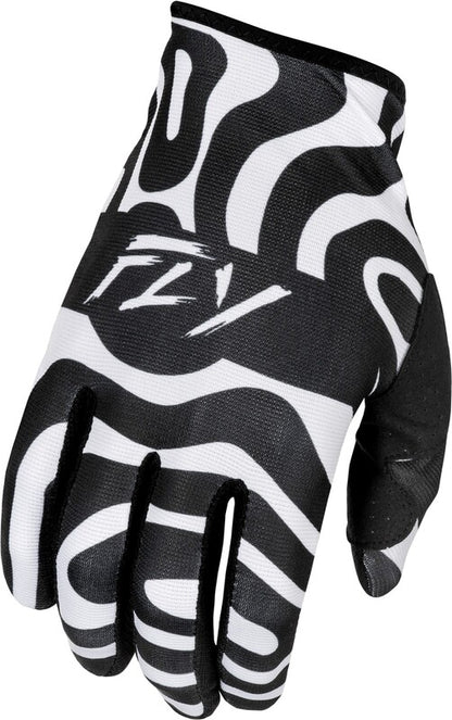 Детски мотокрос ръкавици FLY RACING Lite L.E. Abyss - White/Black 2025