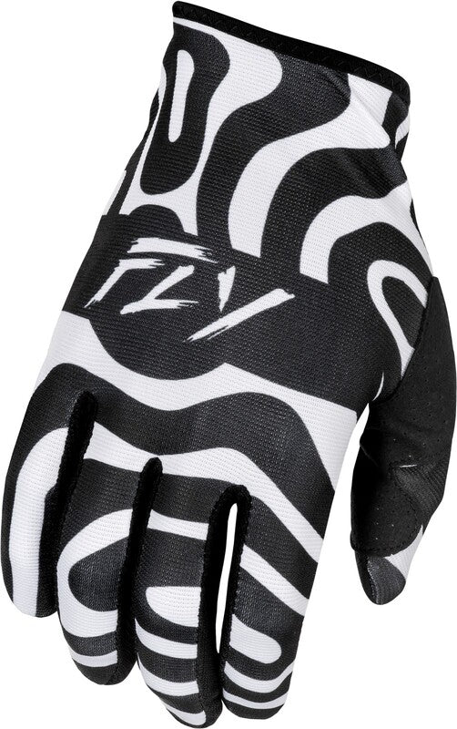 Мотокрос ръкавици FLY RACING Lite L.E. Abyss- White/Black 2025