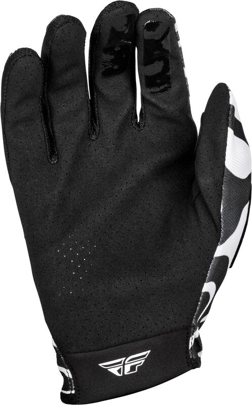 Детски мотокрос ръкавици FLY RACING Lite L.E. Abyss - White/Black 2025