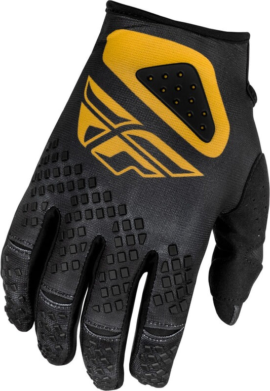 Мотокрос ръкавици FLY RACING Kinetic Center- Black/Gold 2025