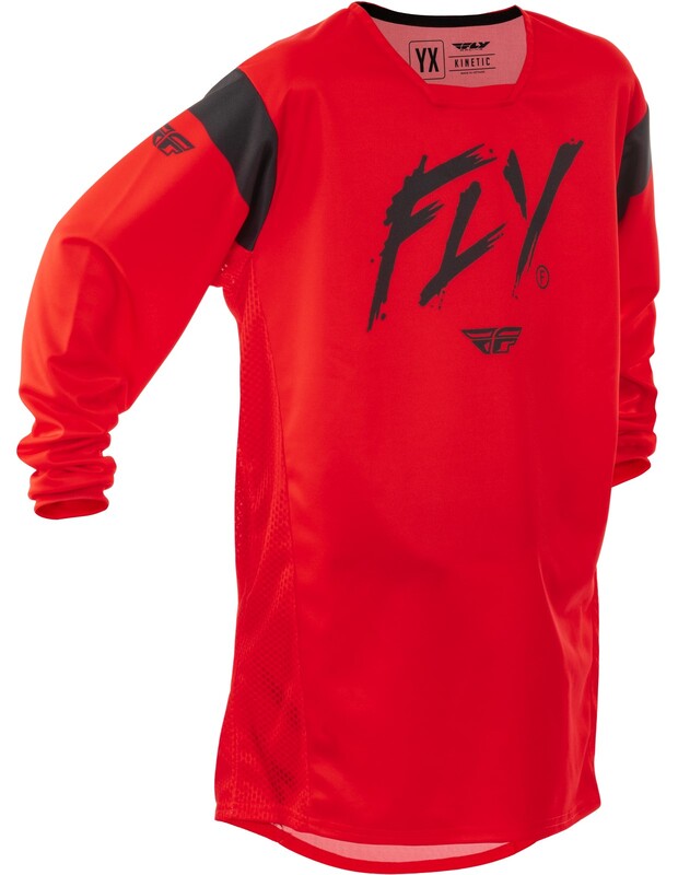Детска мотокрос блуза FLY RACING Kinetic Stoke- Red/Black 2025