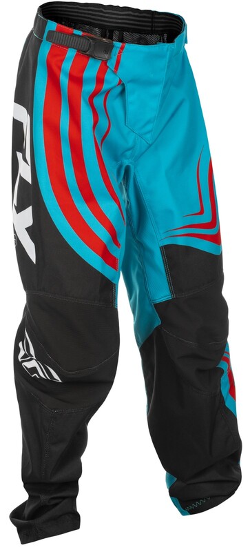 Детски мотокрос брич FLY RACING F-16 Riding- Cyan/Black/Red 2025