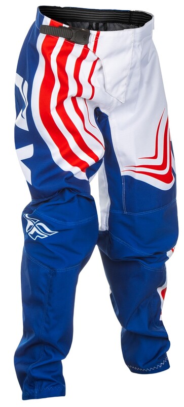 Детски мотокрос брич FLY RACING F-16 Riding- Red/White/Blue 2025