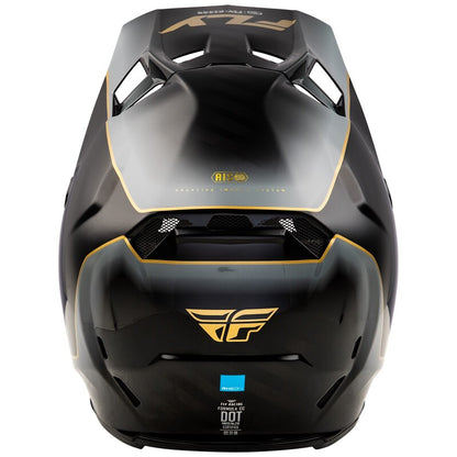 Мотокрос каска FLY RACING Formula CC L.E. Underglow - Black/Grey/Gold 2025