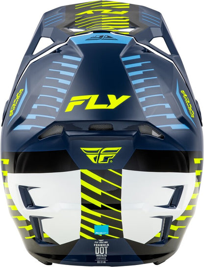Мотокрос каска FLY RACING Formula CP Slice - Navy/Hi-Vis/White 2025