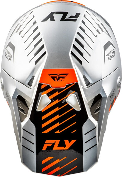 Мотокрос каска FLY RACING Formula CP Slice - Grey/Orange/Black 2025