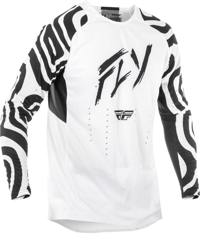 Мотокрос блуза FLY RACING Evolution DST L.E. Abyss - White/Black 2025