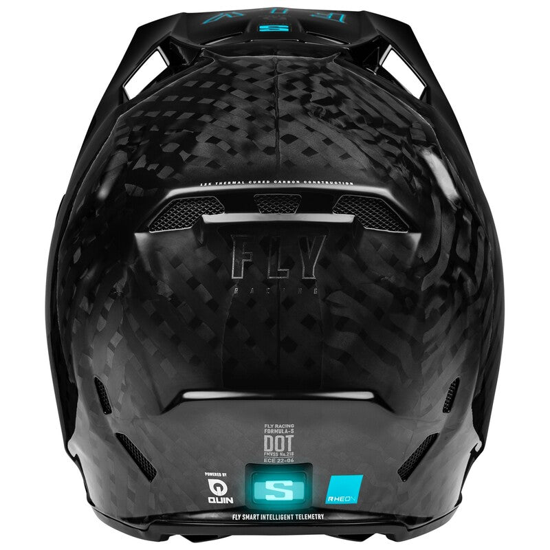Детска мотокрос каска FLY RACING Formula S Carbon Solid Helmet - Black 2025
